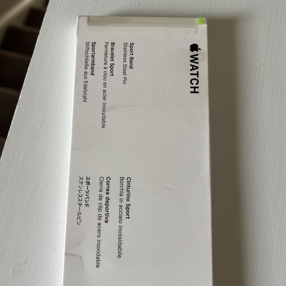 Blue Apple Watch Sport band - Picture 2 of 4